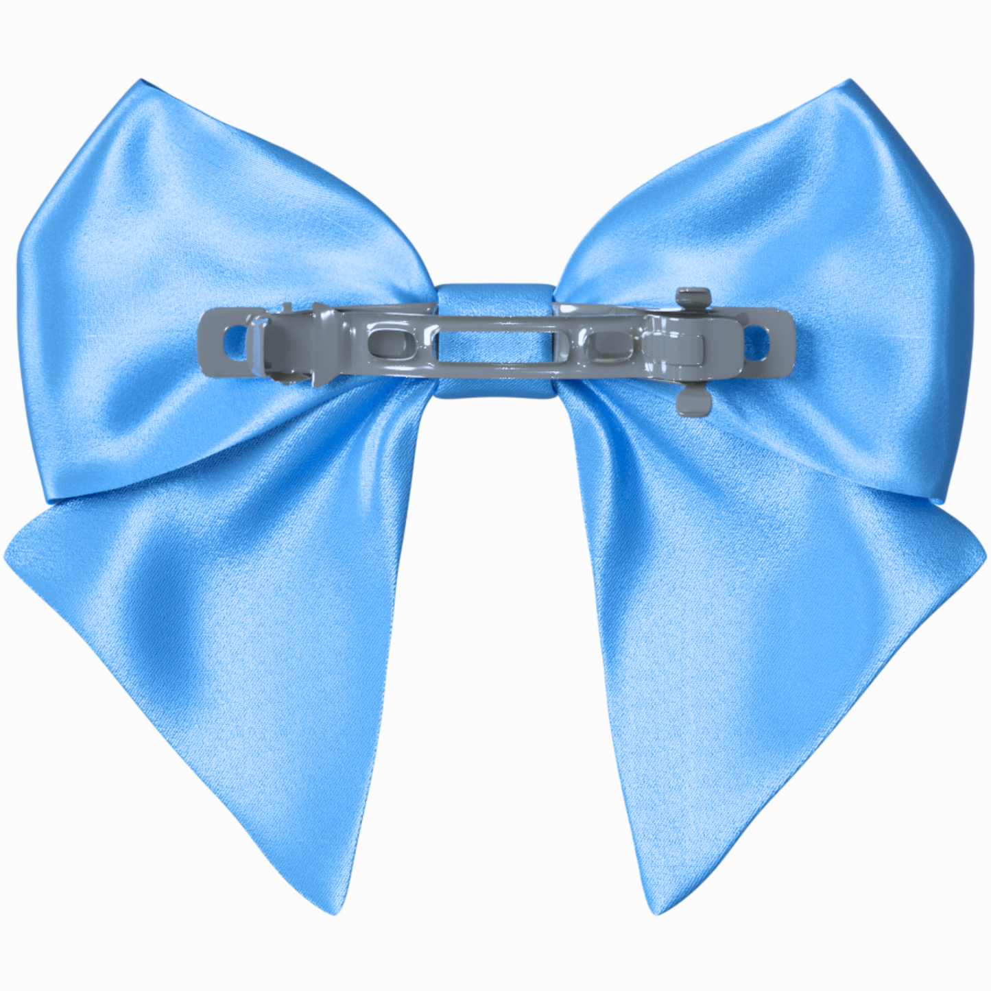 Blue Bow hair clip. Floral collection