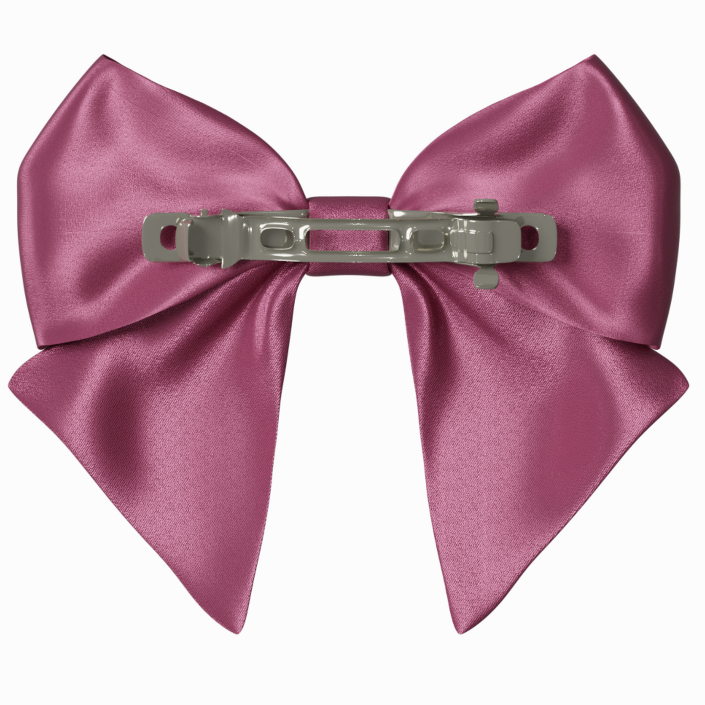 Red Bow hair clip. Floral collection