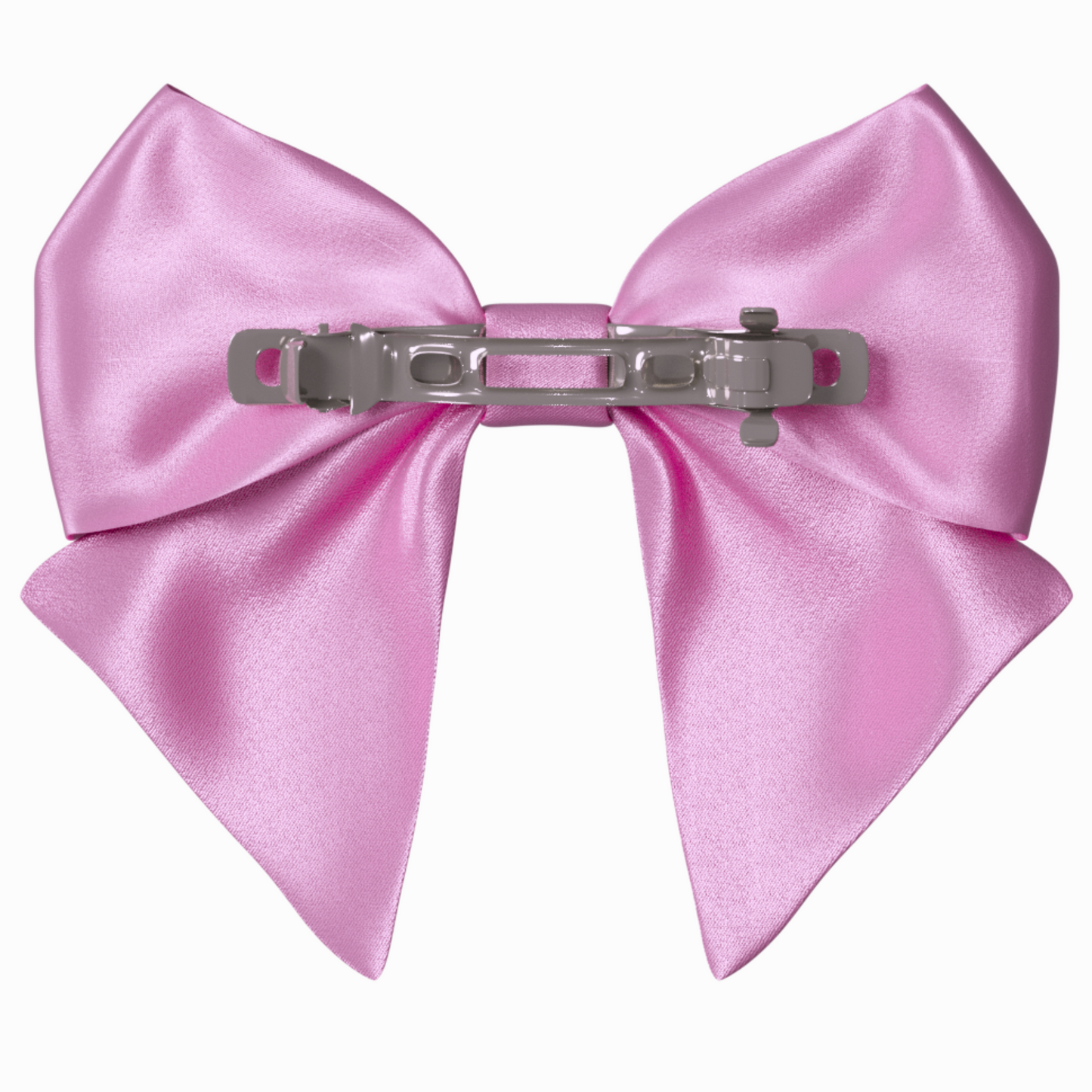 Pink Bow hair clip. Floral collection